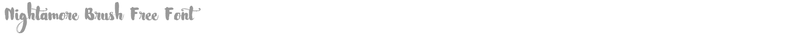 Nightamore font preview